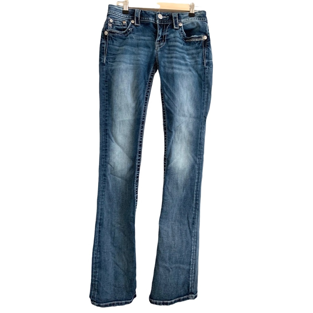 Miss Me Women's Boot Cut Jeans in Medium Blue Wash